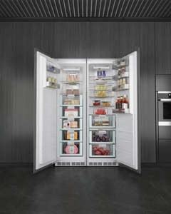 Réfrigérateur <span class=keywords><strong>encastrable</strong></span> combiné ZUNGUI BD-222WQB & BC-306WQB, largeur par unité de 560 mm, profondeur de 560 mm, idéal pour un usage domestique - Product Image 1