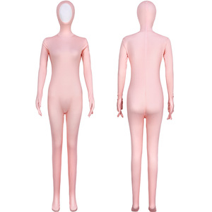 Traje Zentai de una Pieza para Mujer, Color Sólido, Poliéster, Traje de Cuerpo Entero, Disfraz de Danza, Ropa para Actuaciones - Product Image 5
