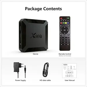 TV Box X96Q Android 10.0 4K Quad Core 24G WiFi para Reproductor Multimedia <span class=keywords><strong>YouTube</strong></span>, 2GB 16GB HDR10 Smart Set Top Box - Product Image 6