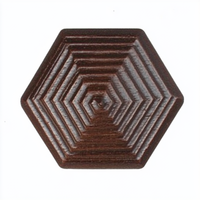 Sous-verres en bois pour thé et café, sets de table ondulés en bois, décoration de table, usinage CNC, personnalisé, OEM, perçage, électro-érosion à fil, marque Yeshi