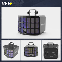Système d'éclairage de scène DJ GEVV, effet papillon à trois couches, lumière laser LED pour salle de karaoké et de fête