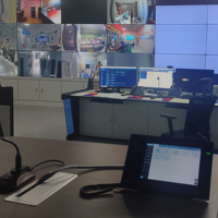 Command Center-Consola de paginación de video, intercomunicador sin conexión/transmisión, sistema de megafonía, sistema de intercomunicación, PoE, videollamada de 5 personas