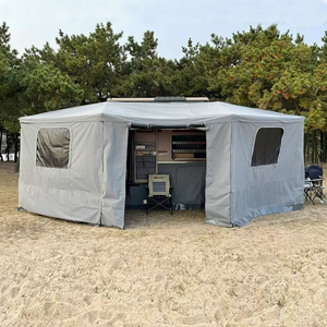 Toldo lateral para coche resistente a los rayos UV, hecho a medida con tela TC, solución personalizada para exteriores en <span class=keywords><strong>Australia</strong></span>. - Product Image 2