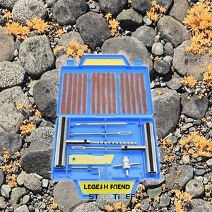 Kit de réparation de pneus d'urgence portable, outil manuel pour voiture, <span class=keywords><strong>moto</strong></span>, tubeless, patch facile à utiliser, réparation par bouchon - Product Image 3