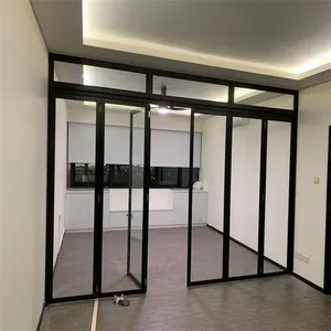门DIY植物铝玻璃门多折叠平开门定制房屋办公室购物中心不丹