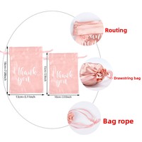 Sac cadeau en satin de soie avec cordon de serrage, personnalisable par impression par transfert thermique, pour bijoux, rangement de cadeaux, emballage de bonbons