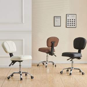 Silla de Salón de Belleza para Manicuristas, Silla de Dentista, Taburete de <span class=keywords><strong>Peluquería</strong></span>, Silla Giratoria con Elevación, Taburete de Trabajo Grande - Product Image 2