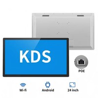Pantalla Táctil Impermeable para Cocina KDS de 15.6 Pulgadas, 4GB RAM, 64GB, Compatible con Varias Software de Pedidos