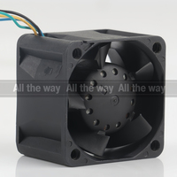 Ventilateur de refroidissement AVC 5V 24V 48V DC 12V 0.66A AC EC 4028 40X40X28MM 4CM pour serveur, alimentation à billes, châssis violent à quatre fils DB04028B12U