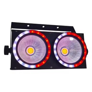 ไฟเวที LED 2ตาพร้อมแถบ <span class=keywords><strong>RGB</strong></span> B22ไฟฉายฐานเพื่อความบันเทิงระดับมืออาชีพ - Product Image 2