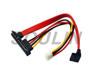 12in <span class=keywords><strong>22</strong></span> broches mâle à femelle SATA Câble D'extension - Product Image 3
