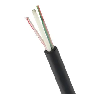 Asu 80 Optic Fiber Cable 4 Cores 12Cores 12Fo G652D Pe Lszh Jacket Outdoor Aerial Asu80 Fiber Optical Cable 24Cores
