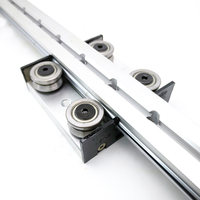 OSGR20 OSGR25 Rouleau externe à double axe en alliage d'aluminium Rail de guidage linéaire à grande vitesse Curseur de rail coulissant OSG20 OSG25 OSG30 OSG40