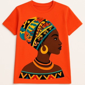 Camiseta de verano para adultos para mujer 100% algodón Yufeng marca modelo T001 de Guangdong talla 1 - Product Image 6