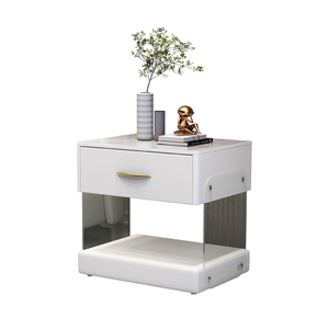 China Supplier Wholesale Wood Nightstands Drawer <strong>Bedside</strong> <strong>Table</strong> Bedroom Furniture Nightstand <strong>Set</strong> <strong>of</strong> <strong>2</strong> for Home - Product Image 6
