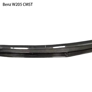 Pour Classe C W205 4 portes, lèvre avant en fibre de carbone style CMST, 2015-2021 - Product Image 5
