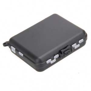 Topline 12X10x3cm Caja negra Caja de almacenamiento de Señuelos de Pesca Caja de señuelos extraíble Accesorios de pesca al aire libre - Product Image 5