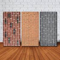 Briques en pierre culturelle PU en gros pour la décoration extérieure des villas, faux carreaux de pierre, grandes dalles légères pour l'extérieur