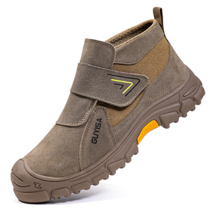 Chaussures <span class=keywords><strong>de</strong></span> sécurité anti-brûlure <span class=keywords><strong>de</strong></span> haute qualité pour soudeurs, chaussures <span class=keywords><strong>de</strong></span> travail anti-écrasement et anti-perforation pour hommes, chaussures industrielles pour hommes avec fermeture auto-agrippante - Product Image 2