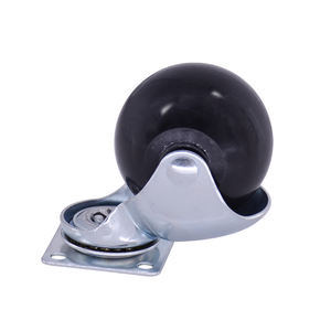 Kugelförmige Lenkrollen Schwarze Kugelrollen Metallrollen für Möbel - Product Image 1