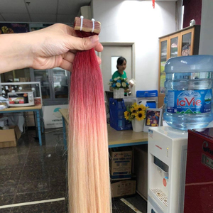 Les prolongements vierges humains de luxe de cheveux de Remy doublent la trame durable faite à la machine brillent tous les styles - Product Image 1