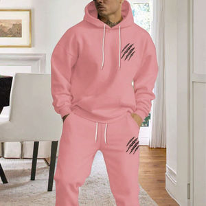 ชุดวอร์มผู้หญิงเนื้อผ้าผสมคอตตอน-โพลีเอสเตอร์คุณภาพสูง พิมพ์ลาย น้ำหนักเบา เป็นมิตรกับสิ่งแวดล้อม ป้องกันแบคทีเรีย แห้งเร็ว เนื้อผ้านุ่ม - Product Image 3