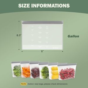 Heavy Duty Ziplock <b>Bags</b> with Valve Side Gusset Food Grade PE Resealable Storage <b>Bags</b> for Baby Food Salad & Cakes-Wholesale - Product Image 2