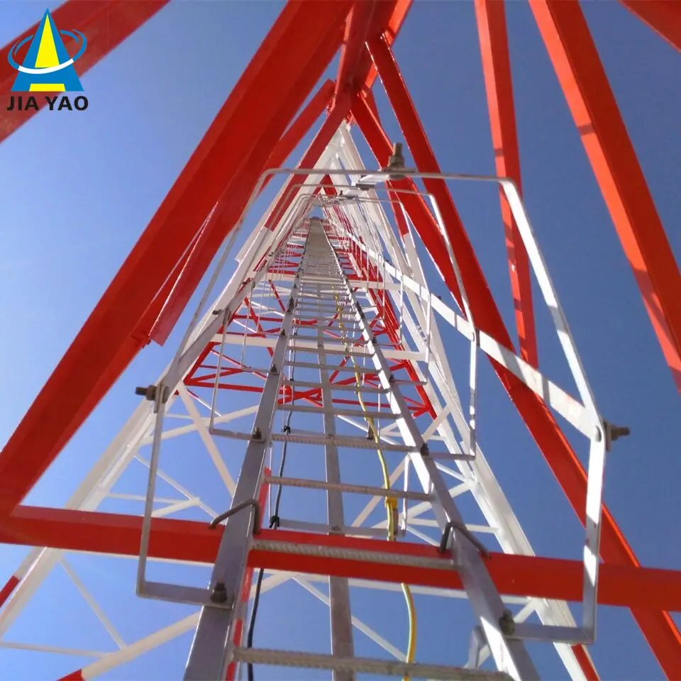 Network Manufacturing 80M Internal Steel Galvanized Mast 3 Legged Telecom 30M Wifi 35M Telecommunication Antenna 40 Meter Tower