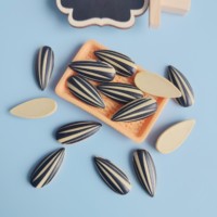 Aksesori Makanan Resin Miniatur untuk Rumah Boneka DIY 100pcs Ornamen Natal Figur Simulasi Biji Jeruk Melon Cabochon 3D