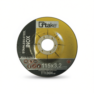 ใบเจียรแบบมีร่องตรงกลาง 115x3.2x22.23 มม. สำหรับขัดลบคมเหล็กสแตนเลส - Product Image 2