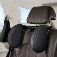 360 degrés tête voyage cou soutien détachable siège de voiture appui-tête oreiller Premium les deux côtés voyage coussin de couchage