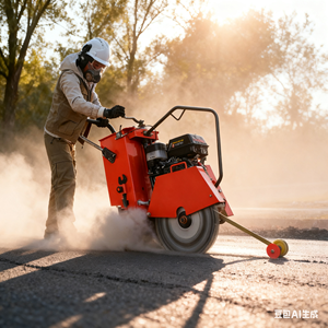 Q500B Loncin Moteur à essence 15hp Béton Asphalte Chaussée Machine De Découpe De Route - Product Image 1