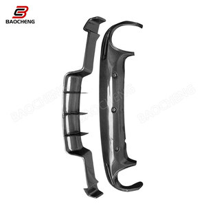 Para <span class=keywords><strong>Volkswagen</strong></span> 08-14 <span class=keywords><strong>Scirocco</strong></span> R MK3 <span class=keywords><strong>precio</strong></span> de fábrica partes del cuerpo de alta calidad estilo Karztec fibra de carbono labio trasero difusor trasero - Product Image 4