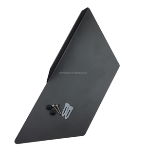 Đen Hiện Đại Thép Tráng Tuyến Tính Nổi Hình Thang Thiết Kế Công Nghiệp Treo Tường Kệ Cho Ăn Uống Nhà Bếp Phòng Tắm Phục Sinh - Product Image 6