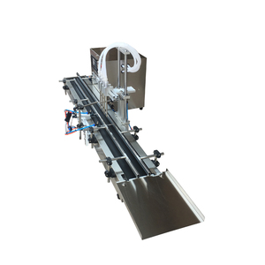 Machine de remplissage de liquides semi-automatique en acier inoxydable de haute qualité avec convoyeur pour le remplissage d'huile dans les sacs en verre - Product Image 3