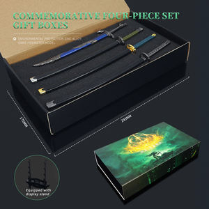 Vente en gros de jouet lance en alliage de zinc le même jeu porte-clés Merch mini épée boîte-cadeau - Product Image 3