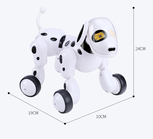 Robot köpek oyuncak çocuklar için uzaktan kumanda ile interaktif Buddy köpek şarkı dans LED gözler elektronik Pet - Product Image 6