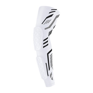 Manchon de compression long en Spandex/Polyester pour <span class=keywords><strong>bras</strong></span>, protection anti-collision en nid d'abeille, séparable, antidérapant, pour le cyclisme et le basketball - Product Image 5