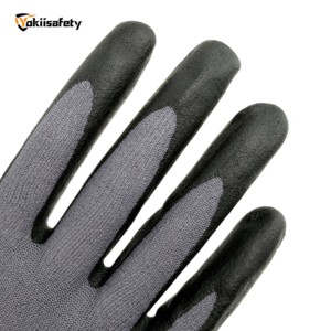 Yokiisafety Wholesale Foam Nitrile Coated Rubber Nitrile Palm Construction Durable Industrial Nylon Safety Nitrile Work <strong>Gloves</strong> - Product Image 3