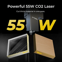 Grabador Láser X Tool P2S, Máquina de Corte CO2 Todo en Uno de Escritorio para Metal, Cuero, Vidrio, Acrílico, Papel, MDF, Cristal - Nuevo
