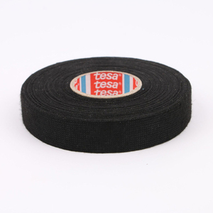 เทปพันสายไฟรถยนต์ <span class=keywords><strong>Tesa</strong></span> <span class=keywords><strong>51618</strong></span>  ผ้าพันสายไฟ  เทป PET ฟลีซเพื่อความยืดหยุ่นและลดเสียงรบกวน - Product Image 1