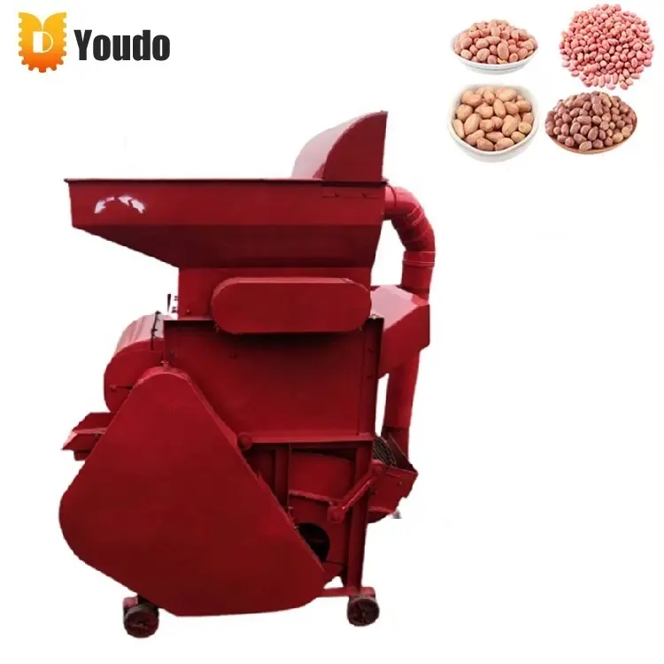 1000kg/h Industrial Stainless Steel Groundnut Dehull Shell Removing Equipment Peanut Shell Opening Machine