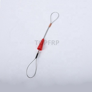 อุปกรณ์เสริมสายร้อยสายไฟสีแดงและสีน้ำเงิน ตัวล็อคเชือกเหล็ก - Product Image 3