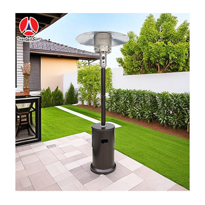 Calentador de gas para patio Calentador de gas de <span class=keywords><strong>seta</strong></span> dorada martillada <span class=keywords><strong>Estufa</strong></span> <span class=keywords><strong>exterior</strong></span> Cilindro de gas - Product Image 3