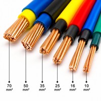 Fil électrique en cuivre BV BVR de première qualité, 2,5 mm, 4 mm, ignifuge, câble de construction pour câblage de studio