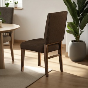 Chaise d'appoint convertible en bois et tissu, style transitionnel, avec rembourrage confortable, lot de 2, pour la maison, le bureau et l'appartement - Product Image 1