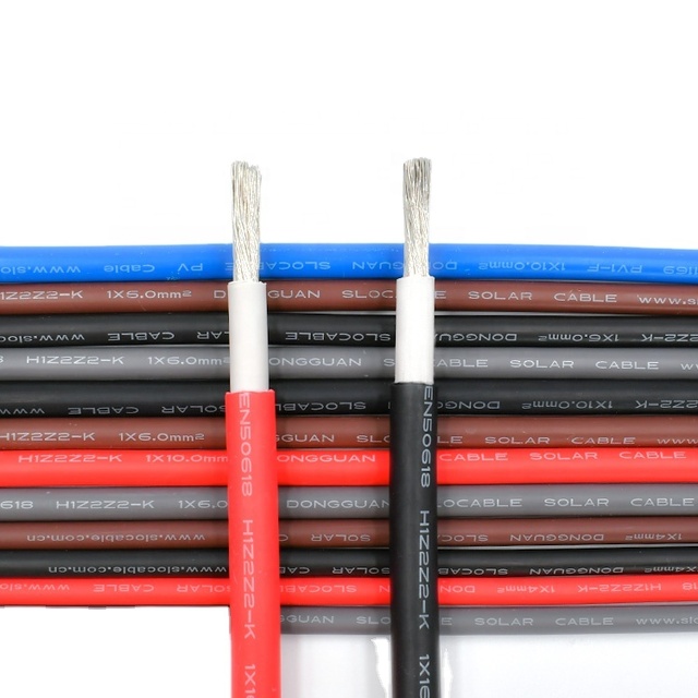 1500V CE &TUV approved high current 1X6mm solar cable above ground