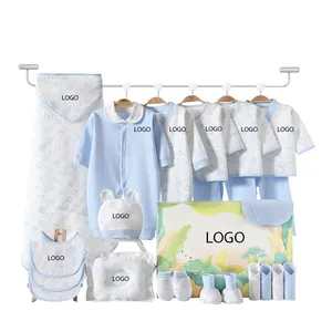 2024 Neue BabystromperBabybekleidung Baumwolle Neugeborenes Babykleidungsstück 20-25-teiliges Set