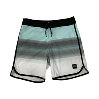 Short de course athlétique de gymnastique à rayures pour hommes Style décontracté Planche courte scollop pour maillot de bain de surf de plage Maillot de bain