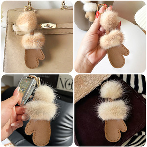 Porte-clés en cuir PU artisanal tendance, écologique, charme mignon, cadeau promotionnel - Product Image 3